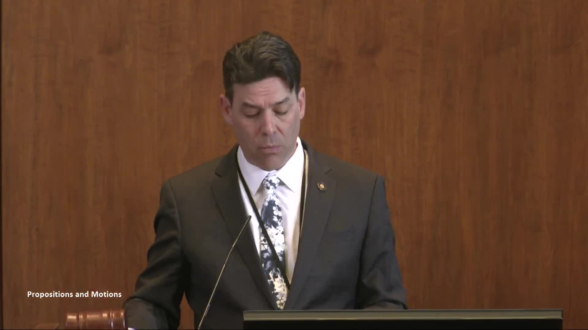 Senator Jama advances HCR 30 as special order for immediate consideration