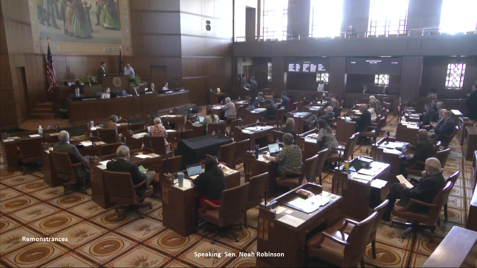 Senator Golden addresses wildfire funding challenges in Oregon Legislature