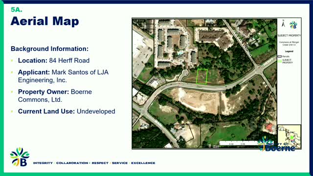 Commissioner Thompson outlines traffic impact from new Starbucks development at Herff Road