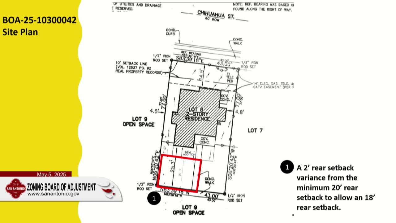 San Antonio residents voice objections to Chihuahua Street construction project