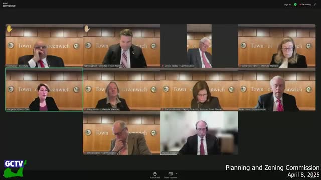 Landscape Architect Matt Popp addresses ADA parking concerns in planning meeting