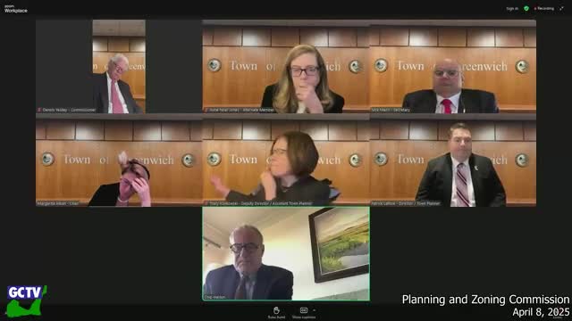 Commission signals no objection to Benedict Place parking license for 19 West Elm, asks that license be recorded