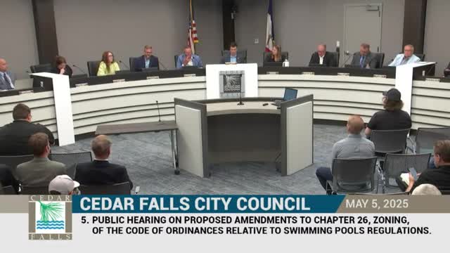 City Council approves swimming pool cover ordinance to enhance safety options