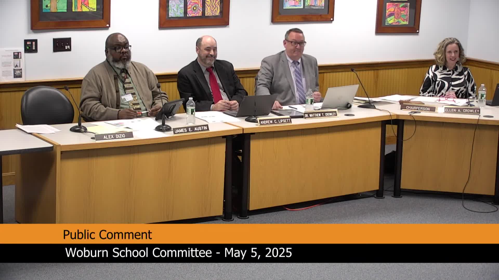 Malcolm White parents advocate for Phase Map 3 over Map 6 at school committee meeting