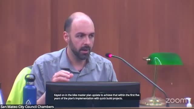 San Mateo City Council discusses protected bike lane project and emergency access concerns