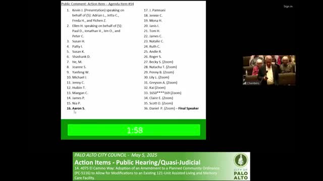 Palo Alto Council debates expansion of senior housing at Palo Alto Commons