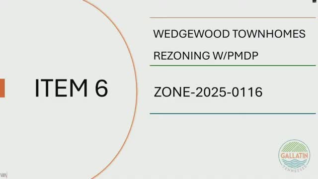 Developer seeks rezoning for Wedgwood townhomes; neighbors press commission on density and neighborhood connections