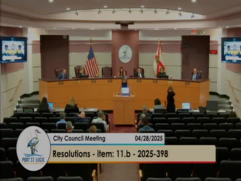 Port Saint Lucie City Council approves $35M bond issue for debt service savings