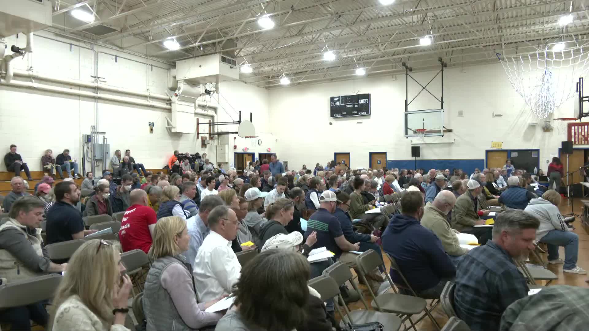 Town meeting indefinitely postpones proposal to require recordings and expedited posting of public‑body meetings