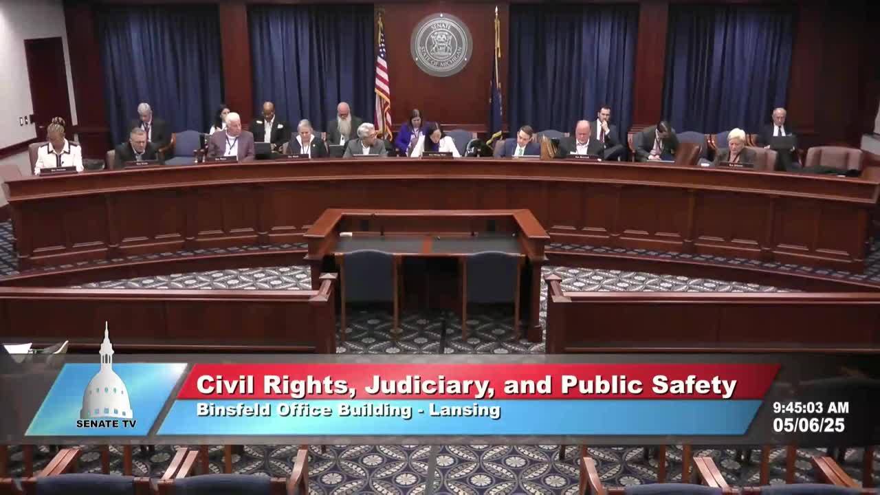 Senate Civil Rights, Judiciary and Public Safety Committee advances five bills to Senate floor