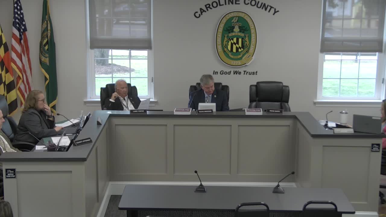 Votes at a glance: Caroline County Commissioners, May 6, 2025