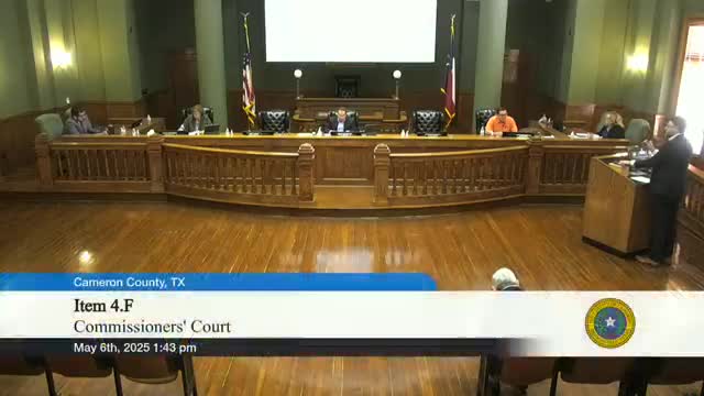 Votes at a glance: Cameron County Commissioners Court actions, May 6, 2025