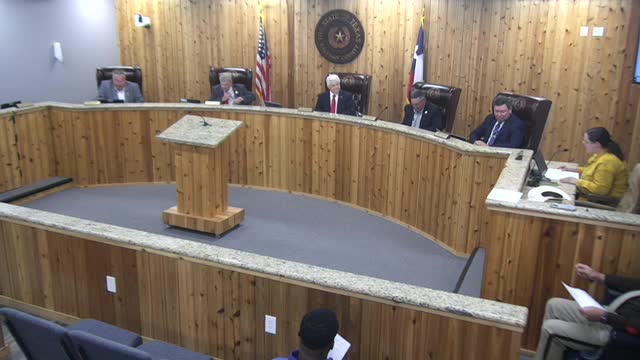 Kaufman County commissioners approve routine business, plats, contracts and deputations