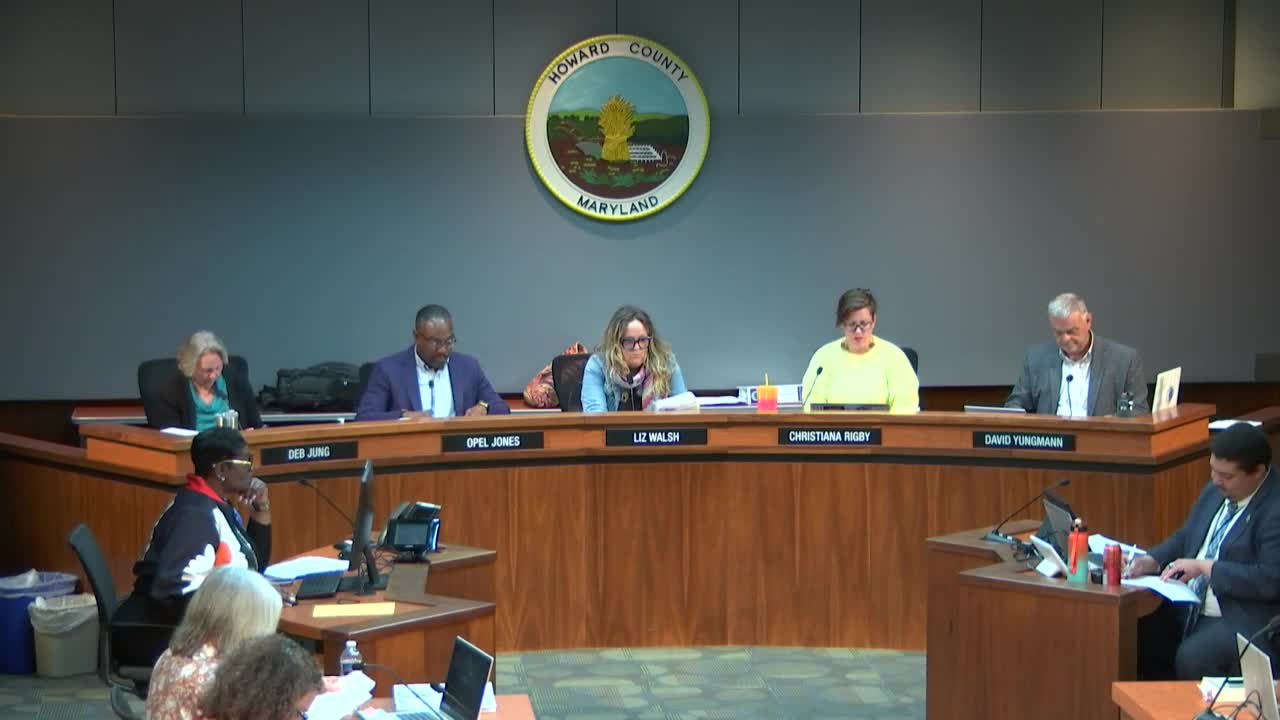 Howard County Council confirms multiple appointments and proposes significant bond measures