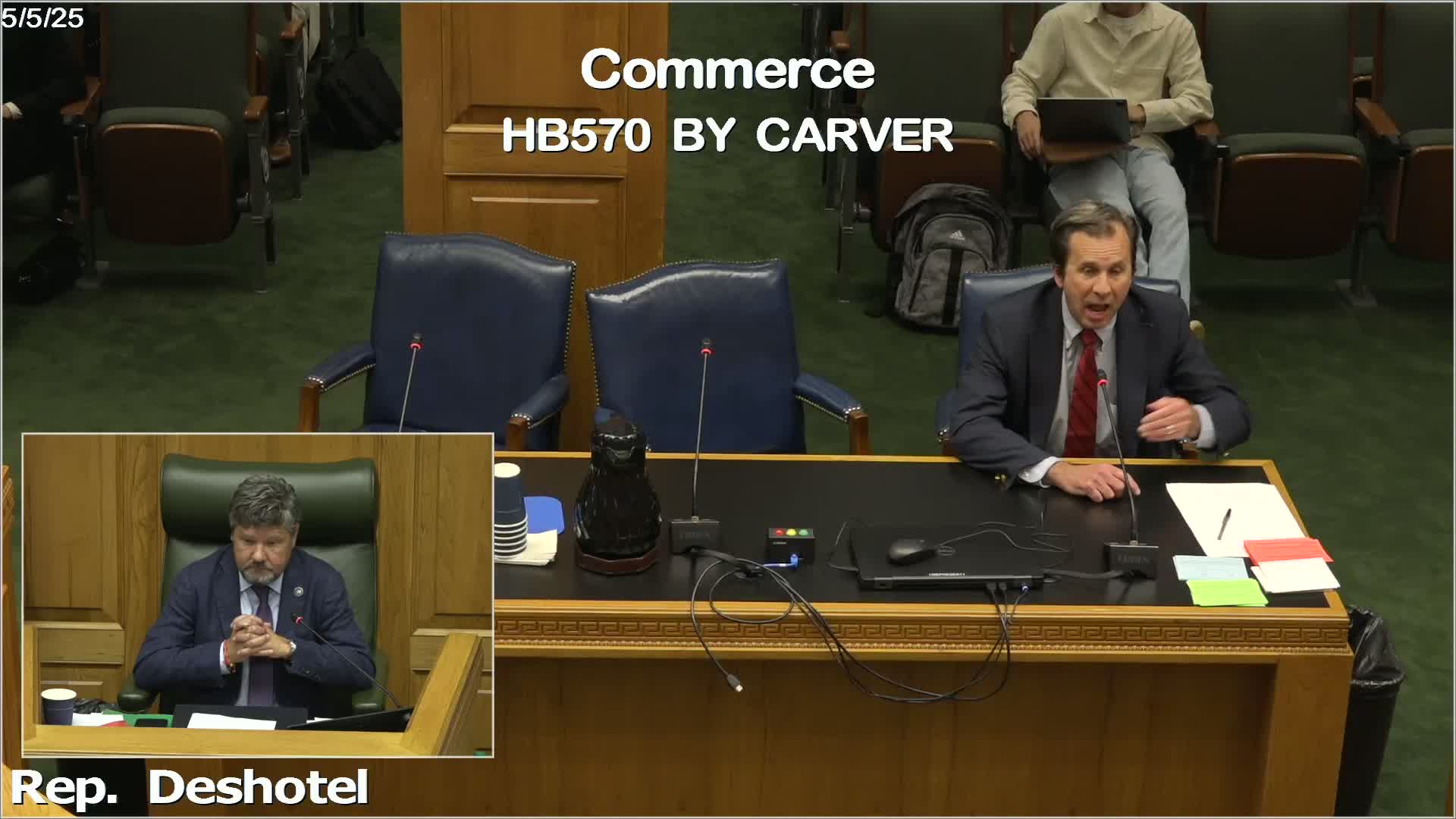 Justin Hill critiques Louisiana's proposed age verification law at state committee hearing