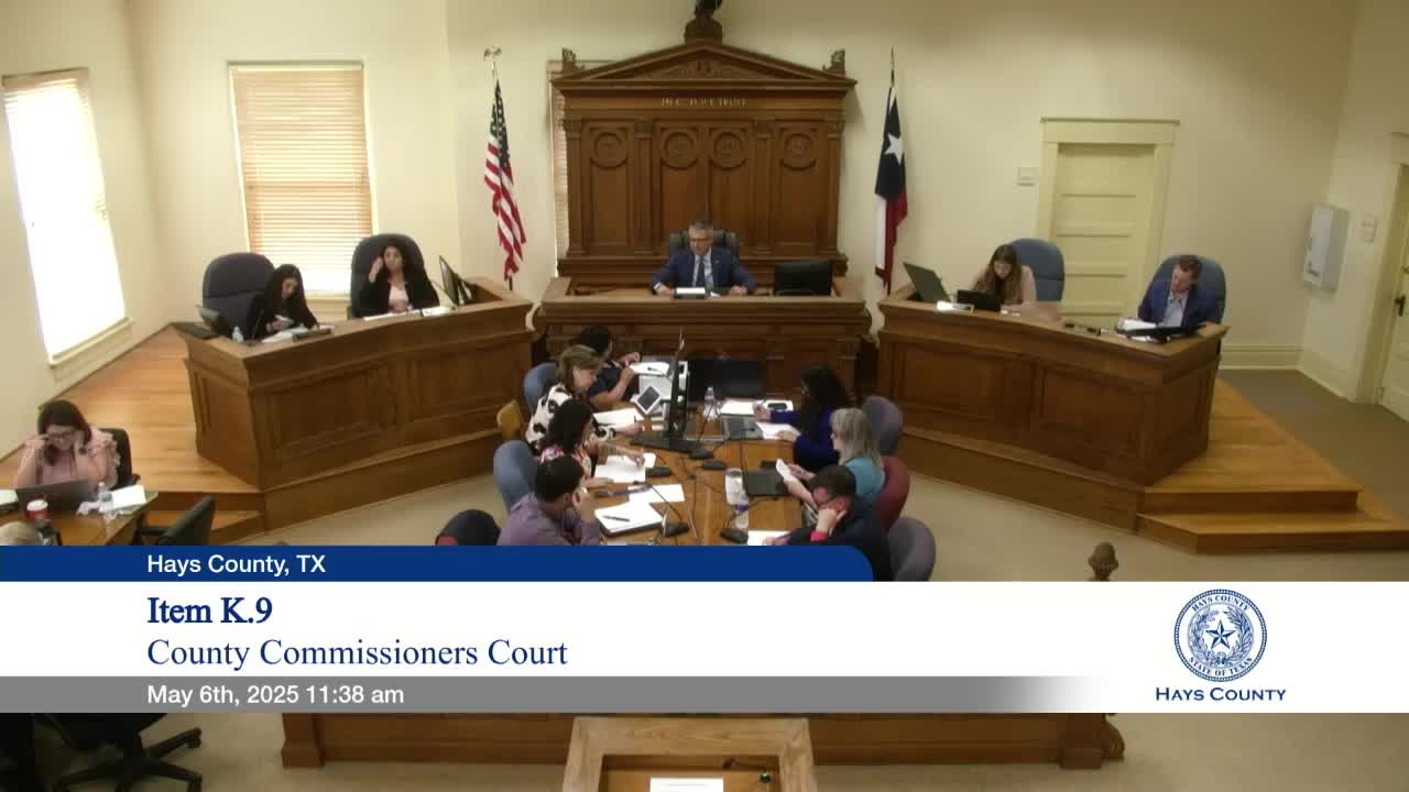 Hays County approves $8K travel card and MOU with UT Health for mental health initiatives