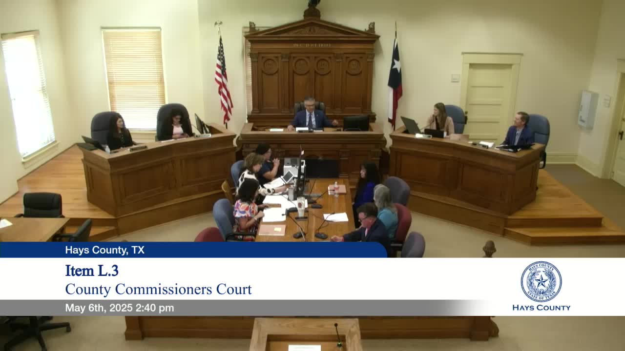 Hays County Commissioners authorize counter offer for RM 12 skyline safety project