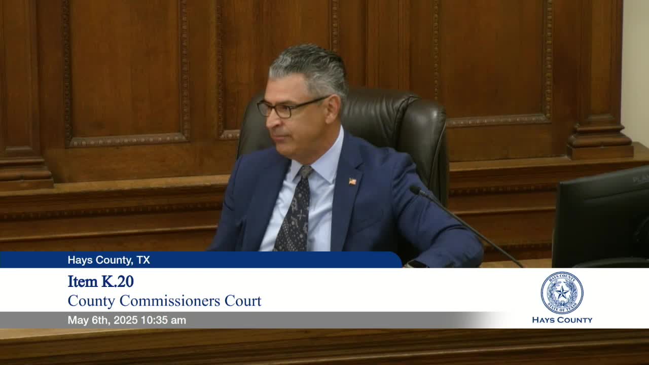 Commissioner Hammer questions HOK contract process for mental health diversion project