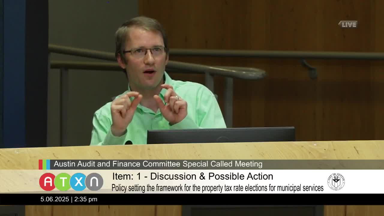City Council examines potential tax rate election amidst budget cuts and program preservation