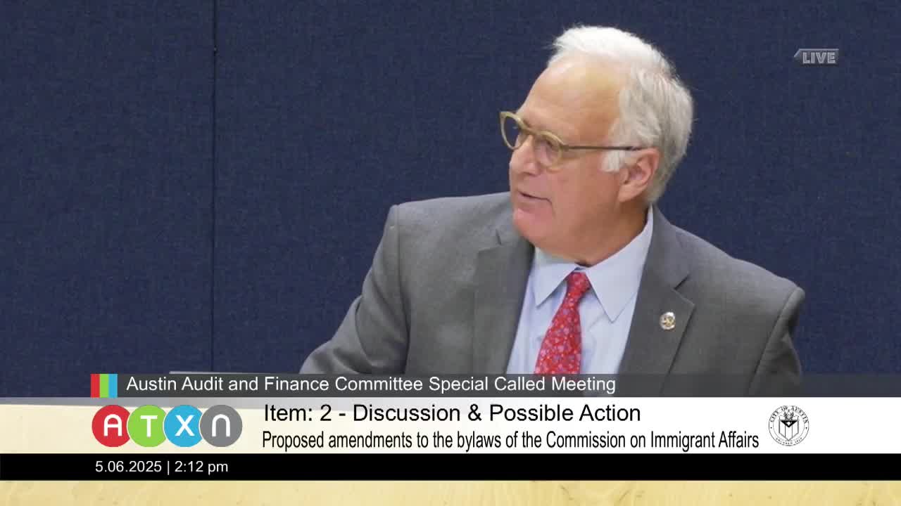 Austin committee adopts framework to guide potential tax-rate elections; recommends policy to full council