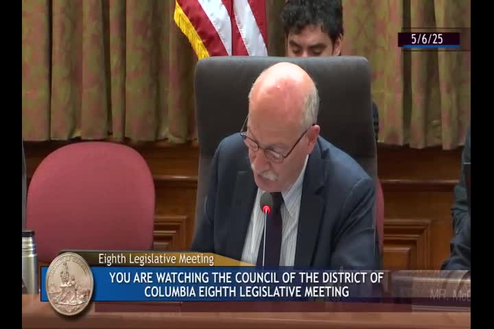 Votes at a glance: May 6 D.C. Council legislative meeting — several temporaries and procedural items moved; two tenant-related measures postponed indefinitely