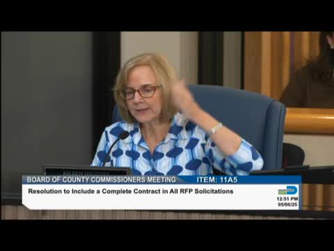 Broward County Commission revises RFP processes for greater transparency and clarity
