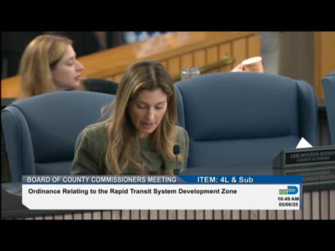 Commissioner Bermudez and Senator Garcia secure unanimous votes for key agenda items