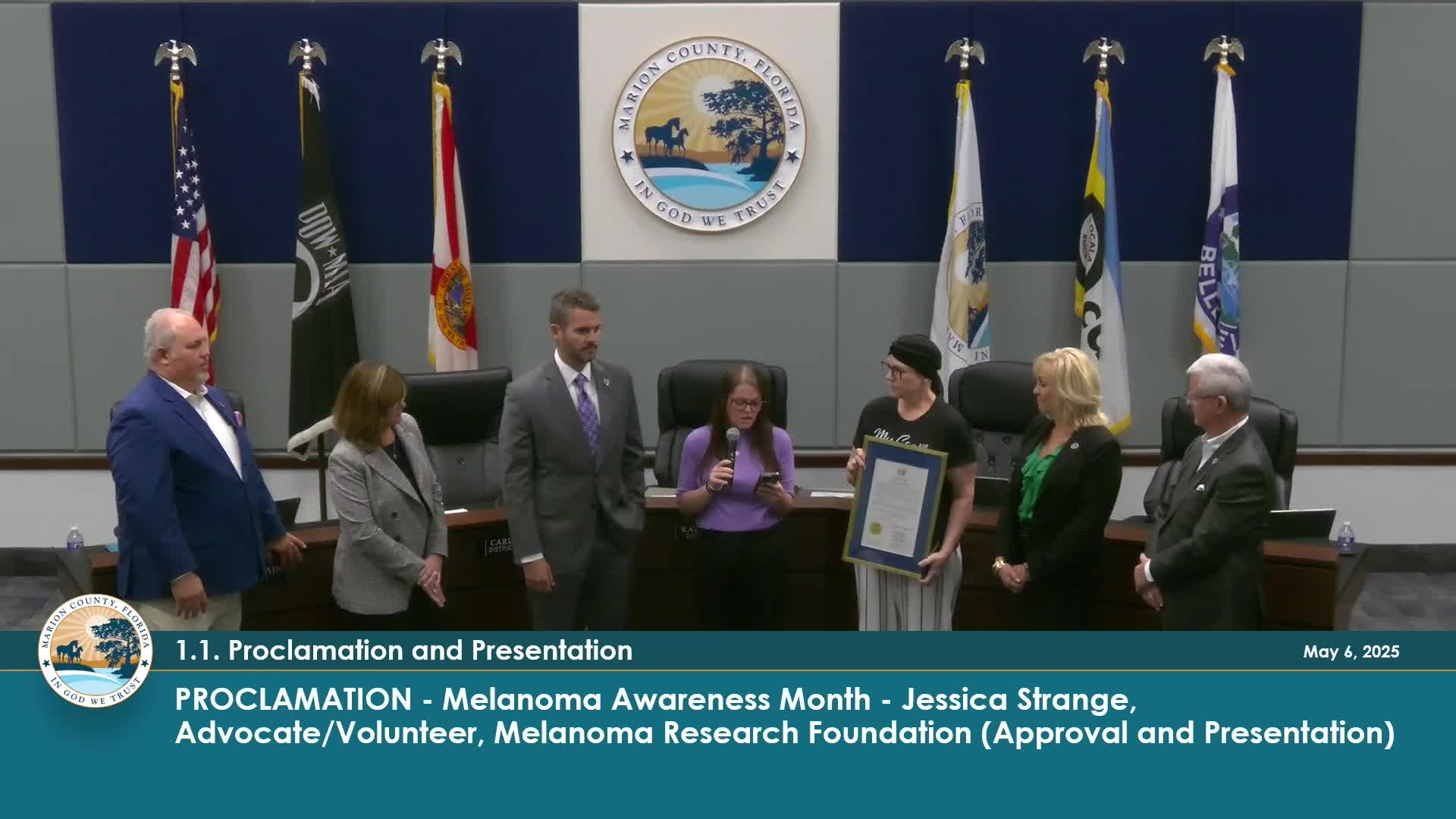 Marion County proclaims May 2025 Motorcycle Safety Awareness Month