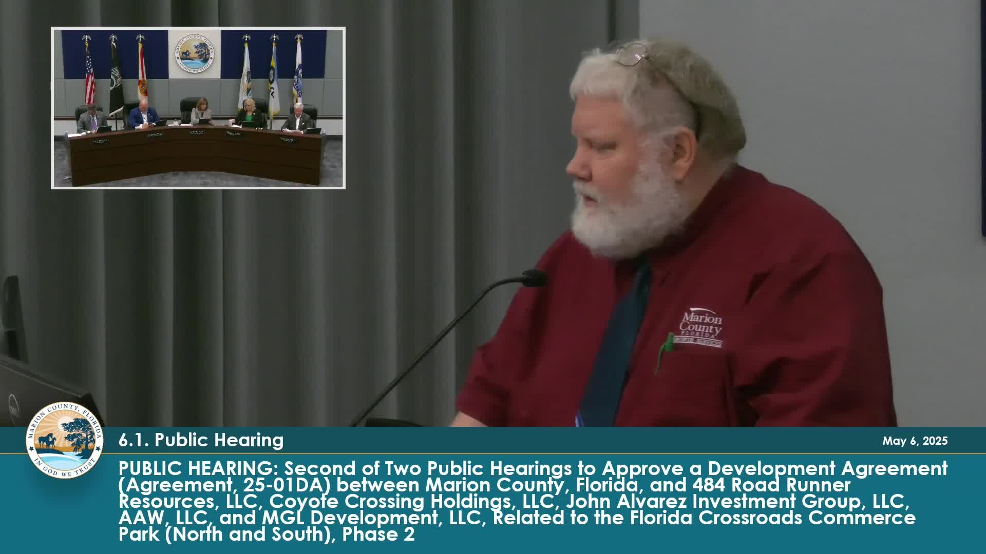 Marion County holds final hearing on Florida Crossroads Commerce Park development agreement