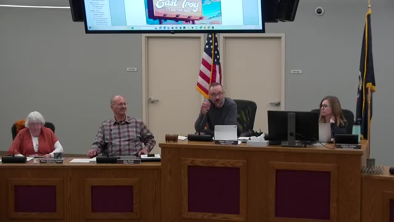 East Troy Chamber secures permits for Memorial Day events and upgrades Village Square sound system