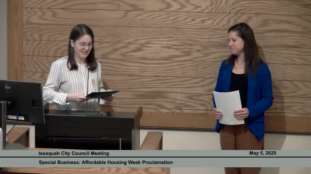 Issaquah declares May Affordable Housing Week to address regional housing crisis
