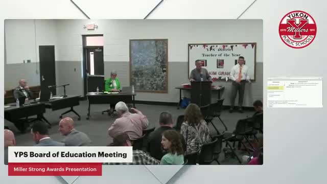 Scott Heine recognizes Miller Strong award winners across local schools