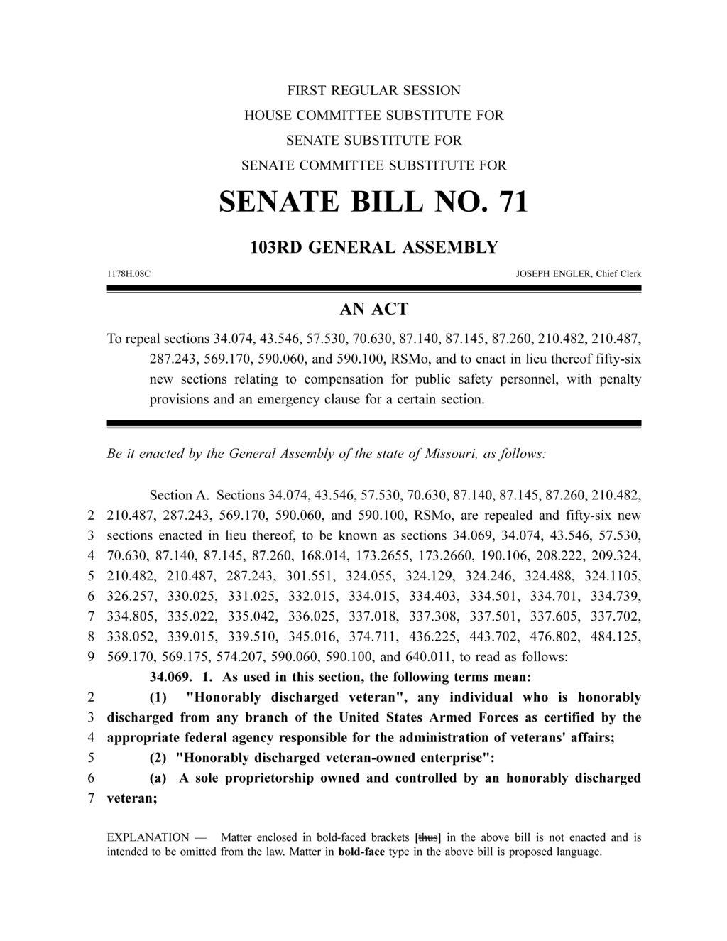 Missouri mandates three-point bonus for service-disabled veteran businesses in state contracts