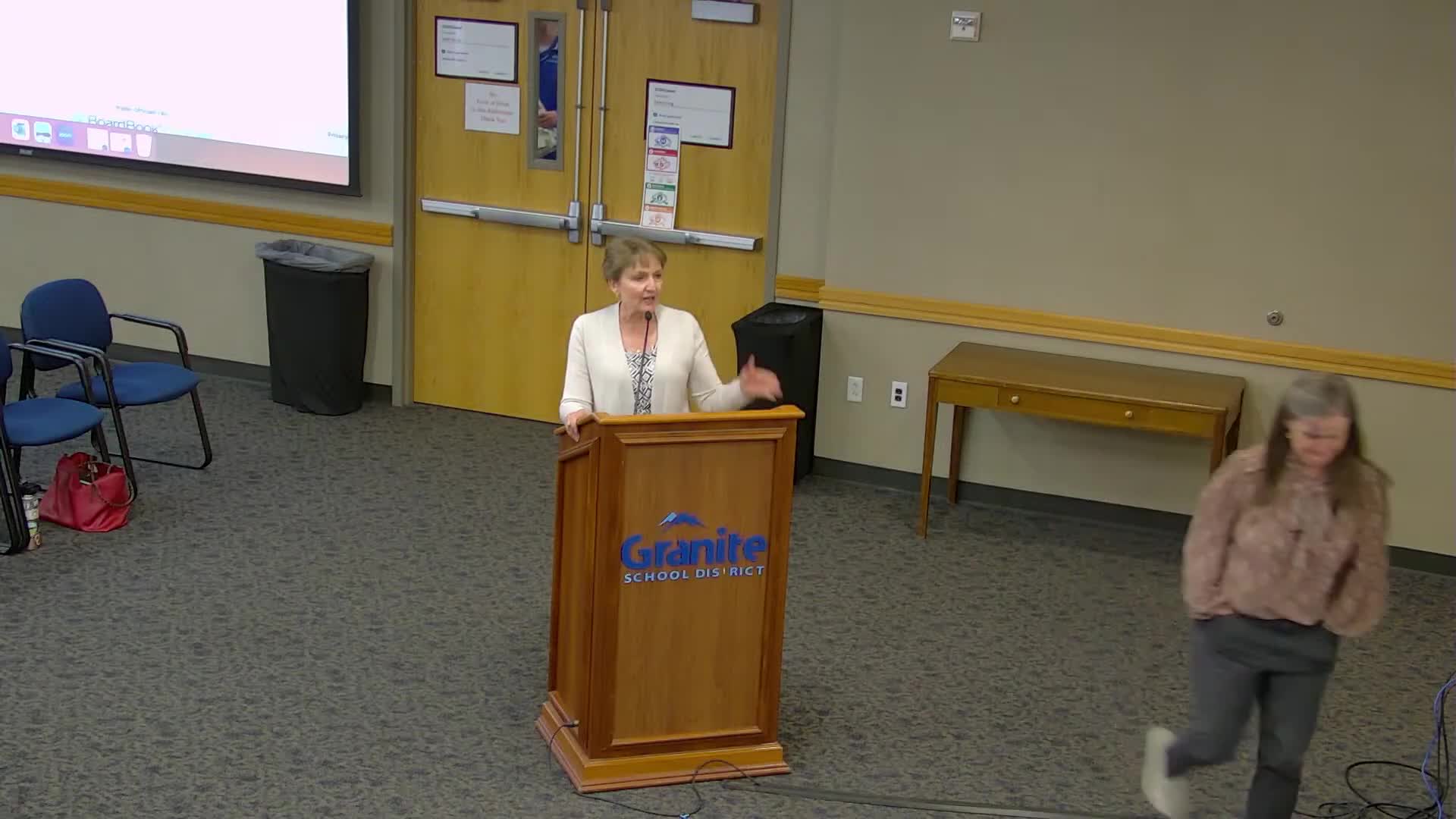 Granite School District recognizes 15 years of service from Board President Nicole McDermott
