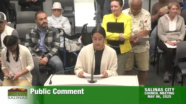 Everett Alvarez High School student advocates for improvements at Salinas Natividad Creek Park
