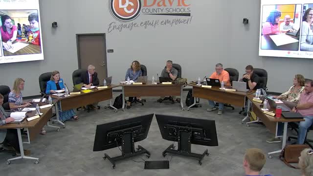 Davie County schools honor staff and students at Board of Education meeting