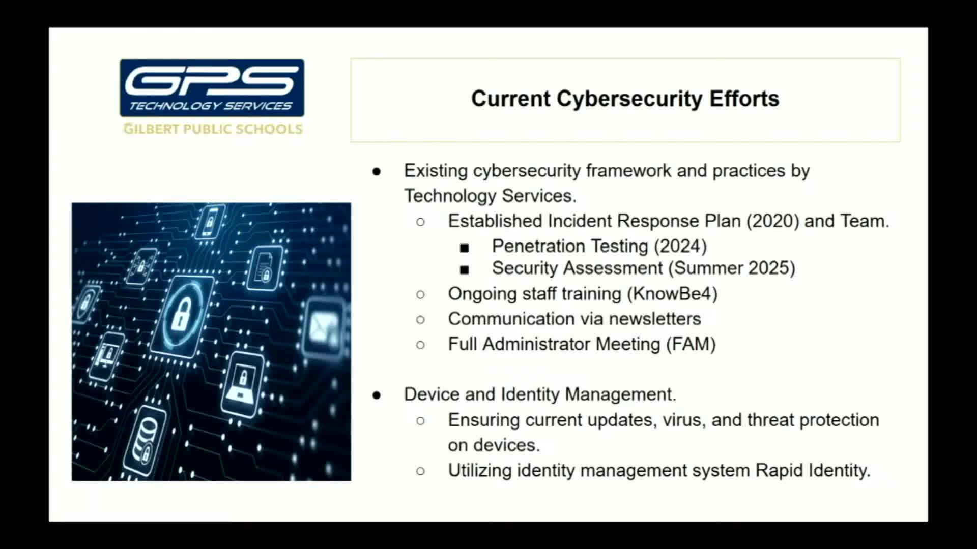 School District implements new cybersecurity training and assessment protocols