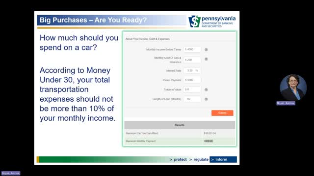 Financial expert advises on affordable car payments and smart purchasing