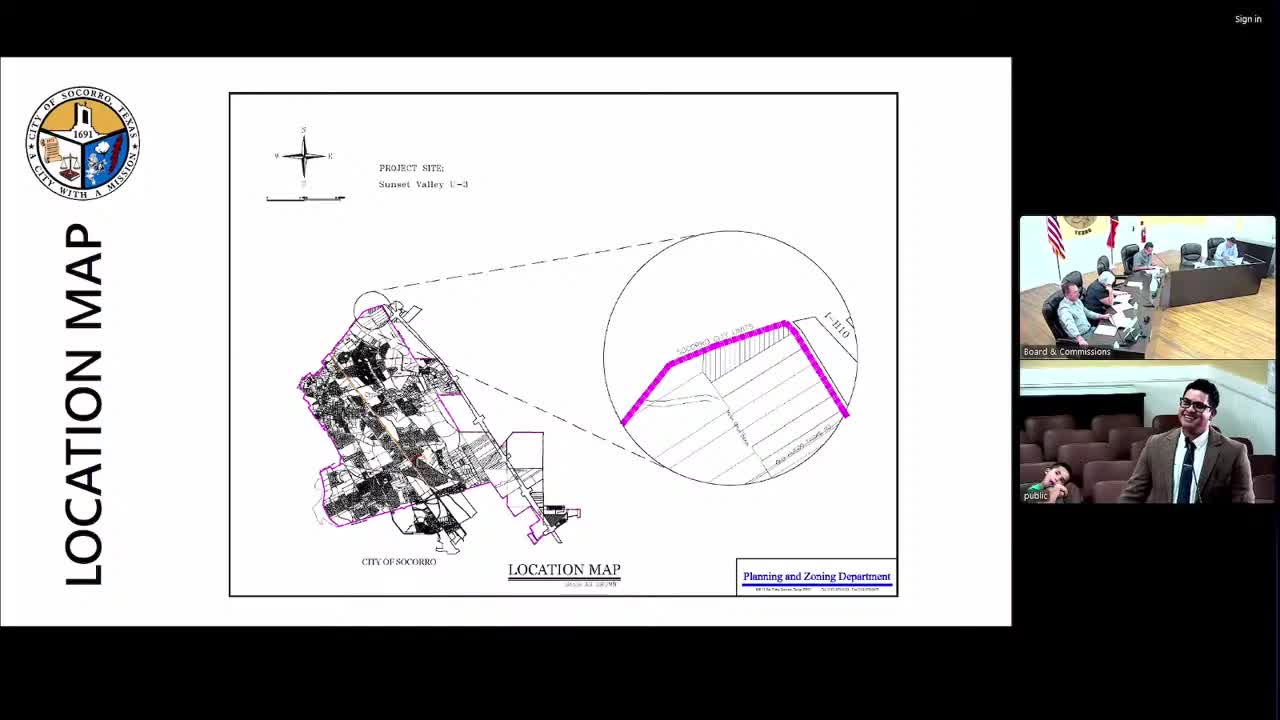 Socorro City Council reviews rezoning for new warehousing facility near I 10