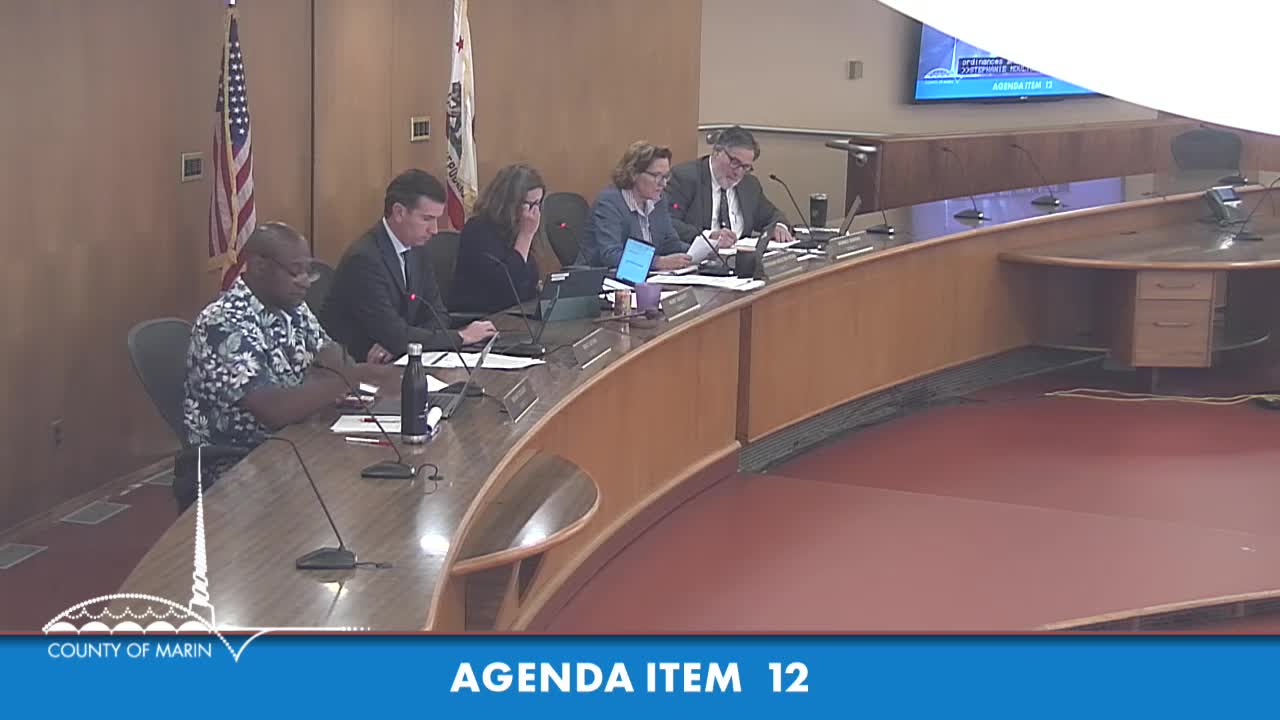 Marin planning commissioner addresses community fears and values in development plans