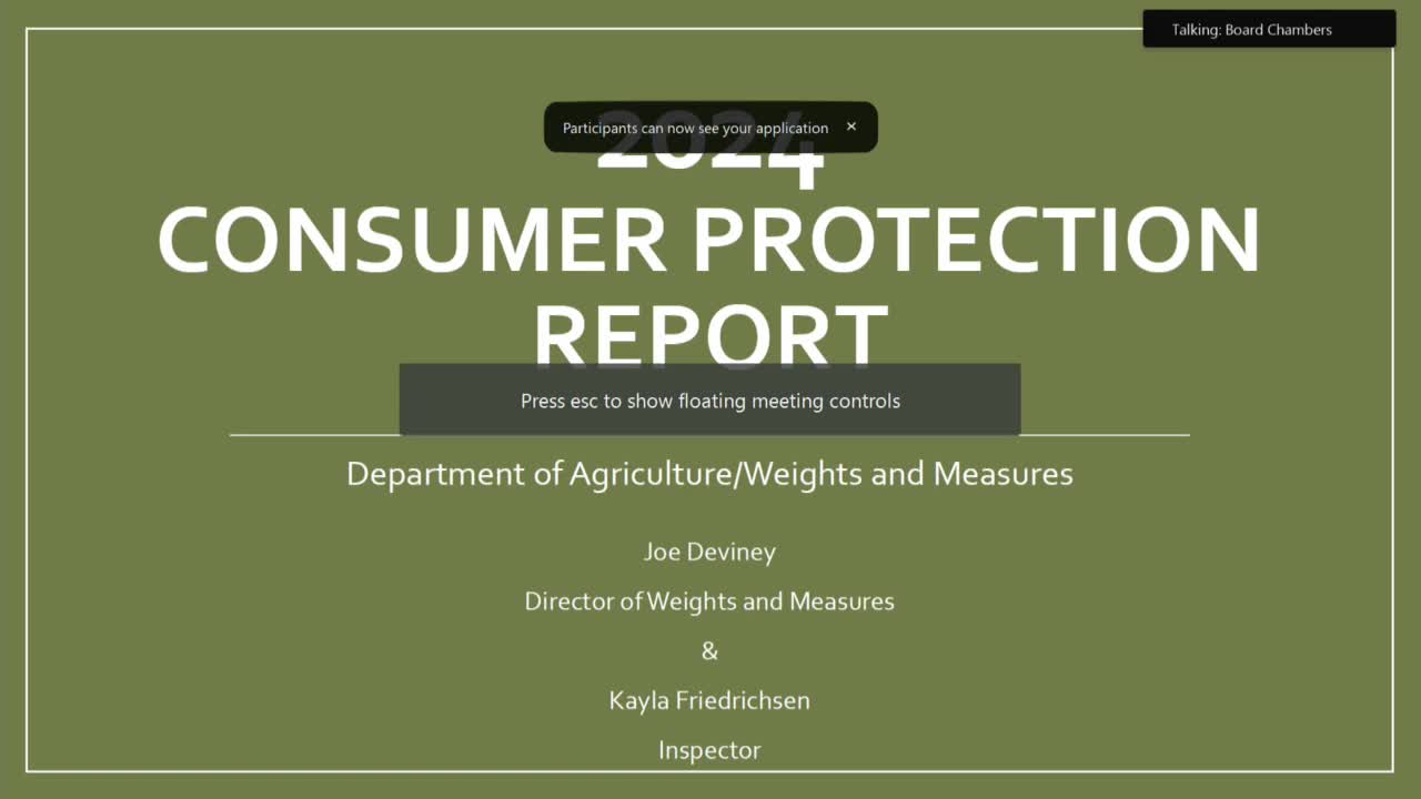 Marin County Weights and Measures reports improved price accuracy and consumer protection efforts
