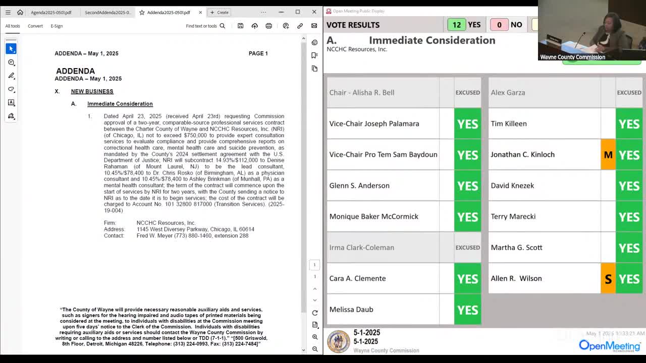 Wayne County approves HUD disaster recovery grant agreement; officials set tight June 20 deadline for the action plan