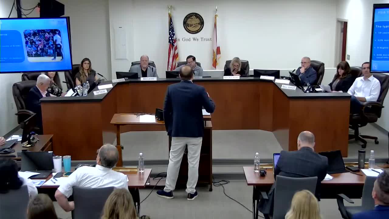 Walton County Council discusses $6M PGA Tour investment and funding options