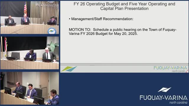 Fuquay Varina Board approves budget maintaining lowest tax rate in a decade