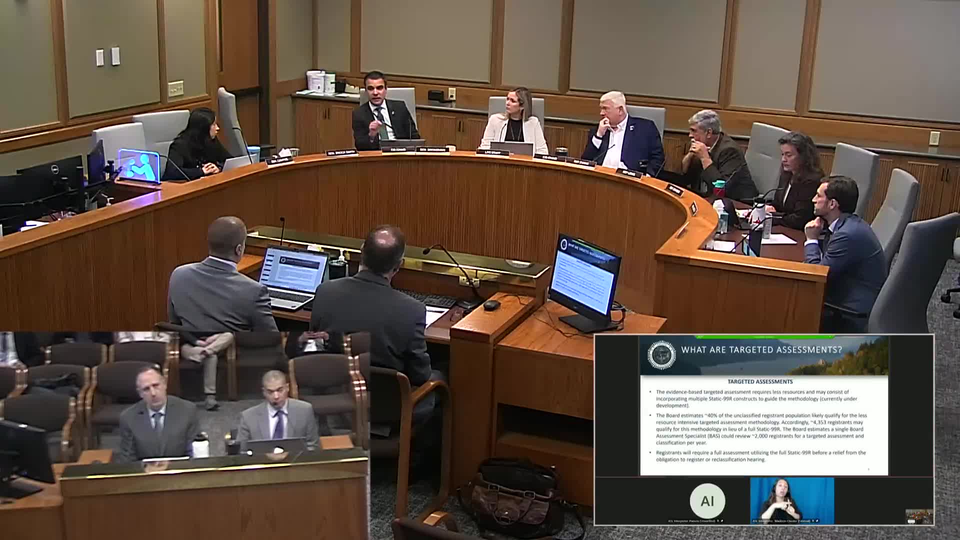 Oregon lawmakers discuss new targeted assessments for sex offender classifications