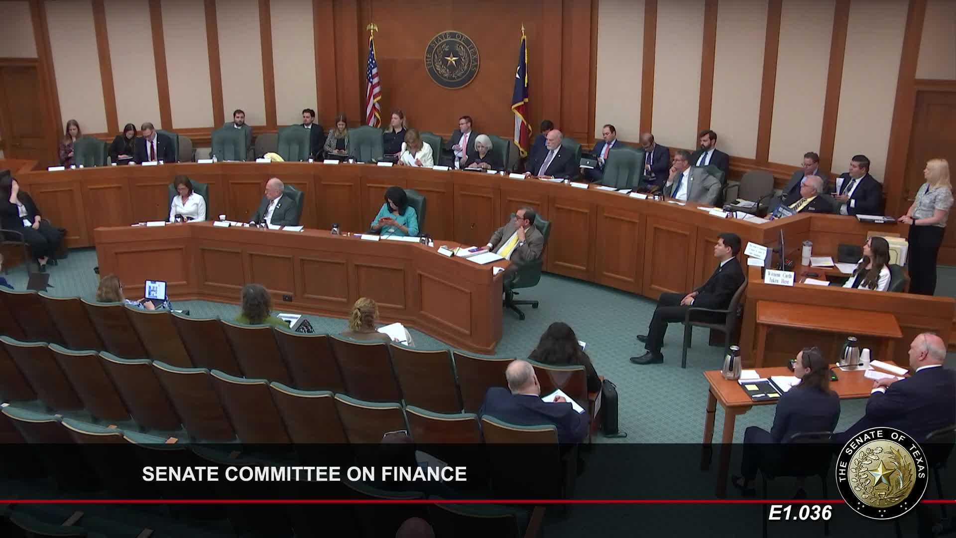 Cyrus Reid advocates for flexible water management at Senate committee hearing