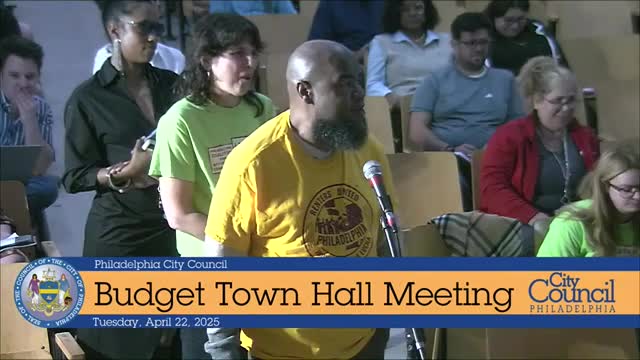 Norris Square Project director raises concerns over funding freezes at city council meeting