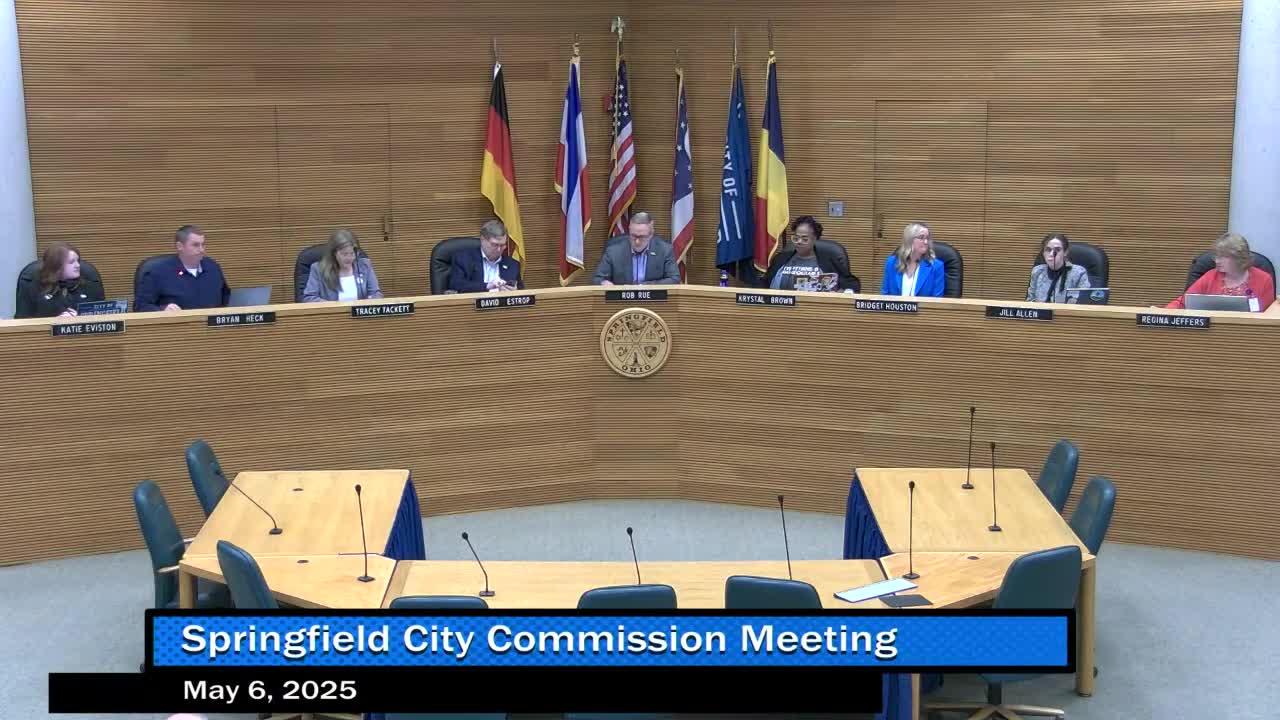 Springfield City Commission adopts new public comment procedures for improved engagement