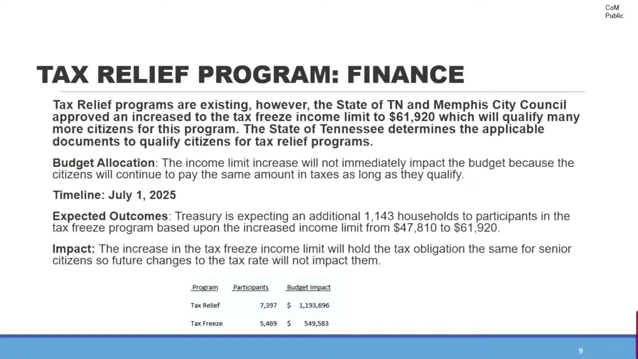 Tennessee raises tax freeze income limit to support additional senior households