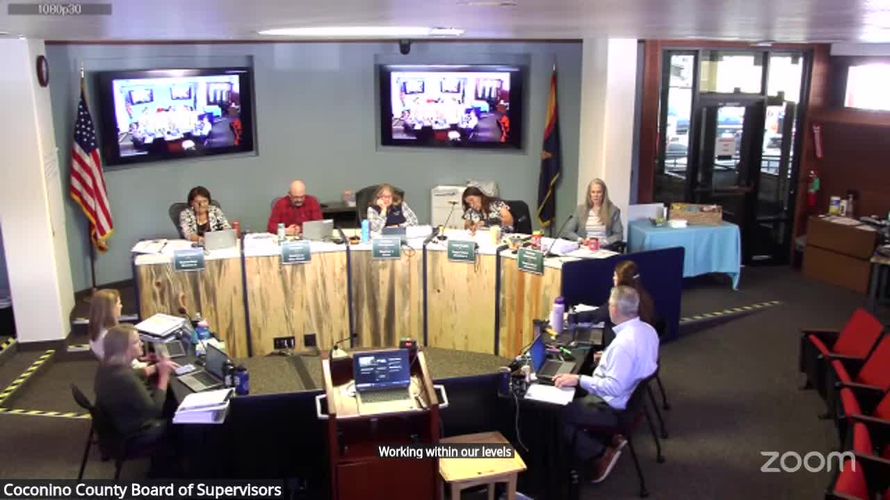 Coconino County unveils first-time budget presentations from new public officials